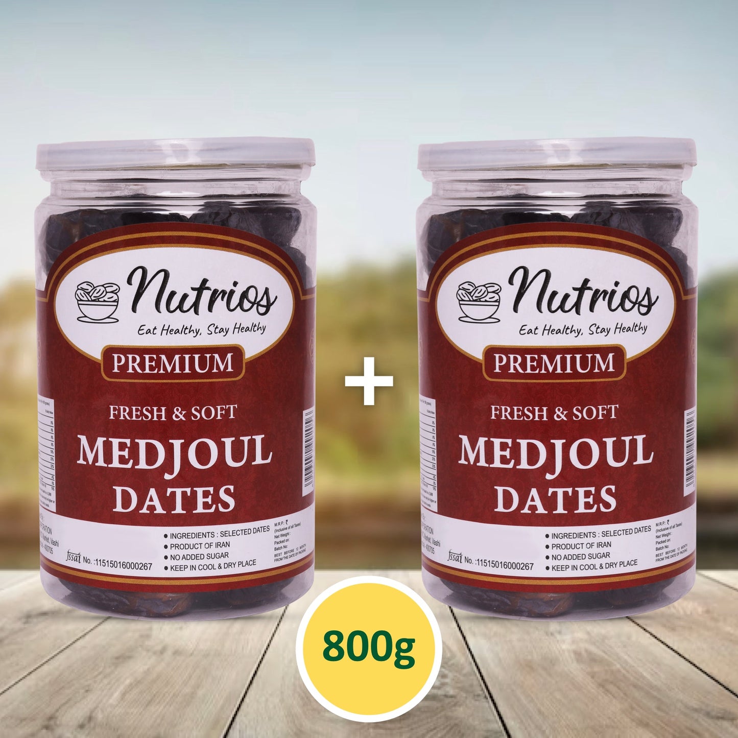 Nutrios MEDJOUL Seedless Dates