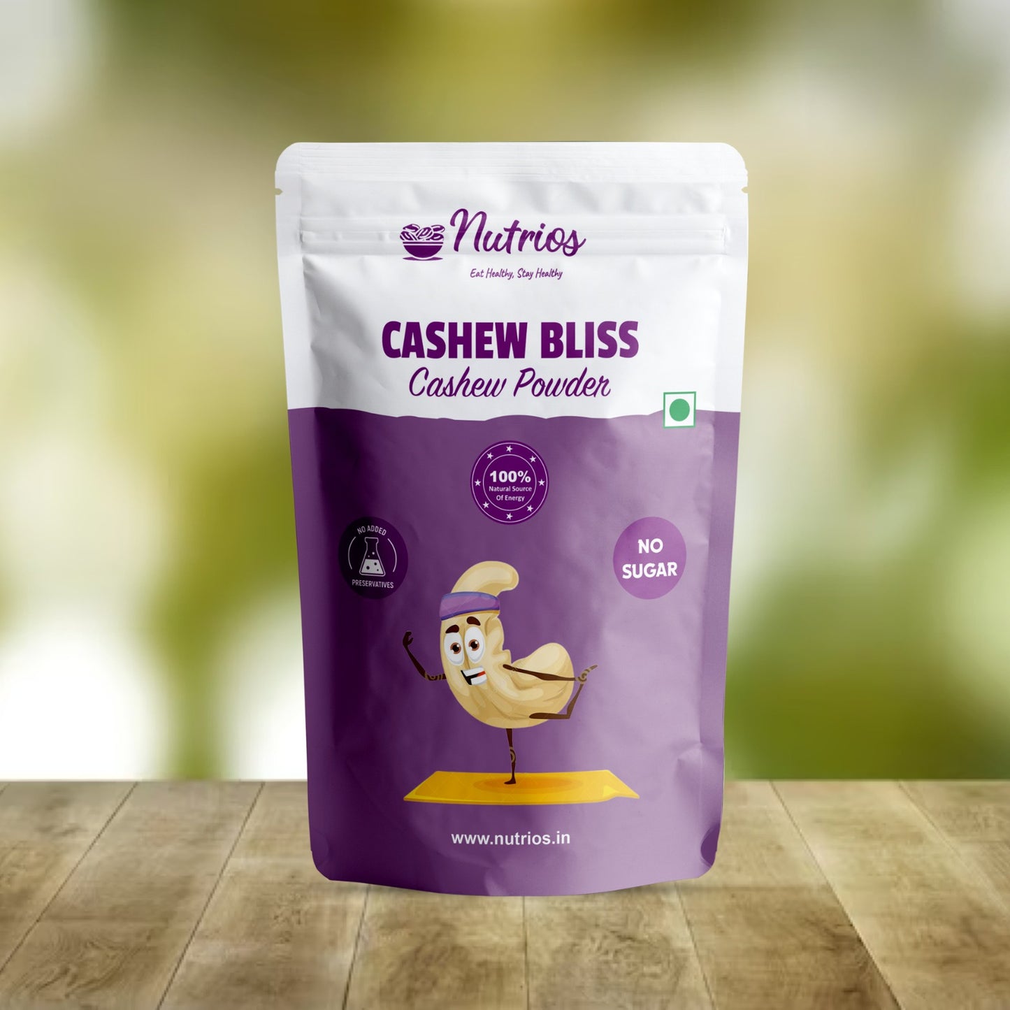 Nutrios Cashew Powder - Pack of 2 (300g + 300g)