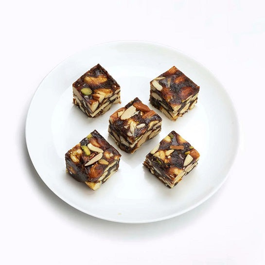 Date Bites loaded with Roasted Almond and Cashew - (Pack of 3 Box, 450gm)